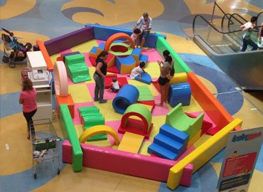 Soft play area in retail space